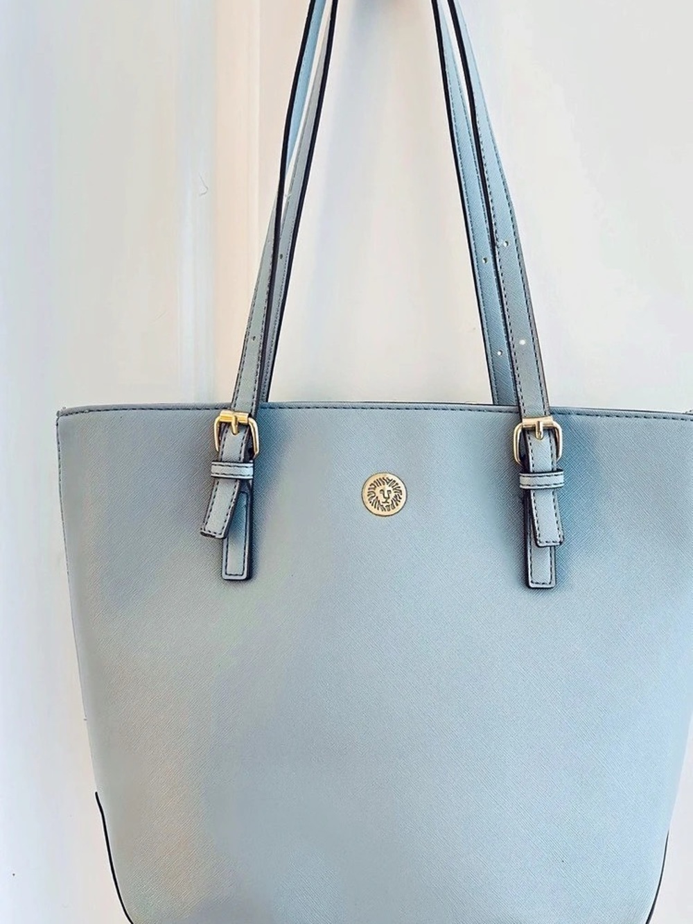 _Anne Klein Blue Tote Bag